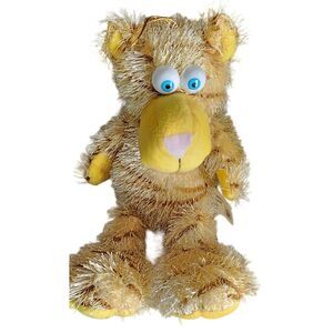 Toy Network Fuzzy Bear Plush Stuffed Animal Toy with‎ Big Blue Eyes 2005